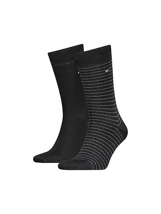 TOMMY HILFIGER | Socken 2er Pkg black/grey | 